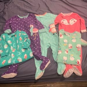 Carters fleece pajama bundle - 12 months